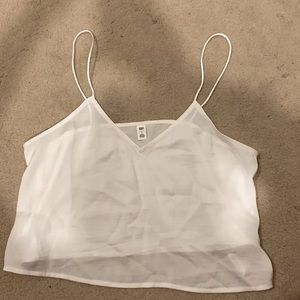 White BP tank top blouse, so soft and so cute!!
